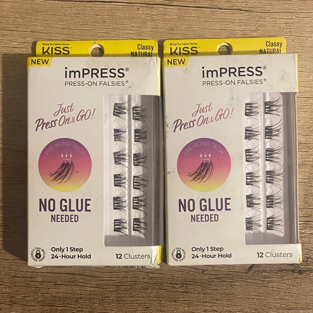 Kiss imPRESS Press-On Falsies - Classy Natural Black